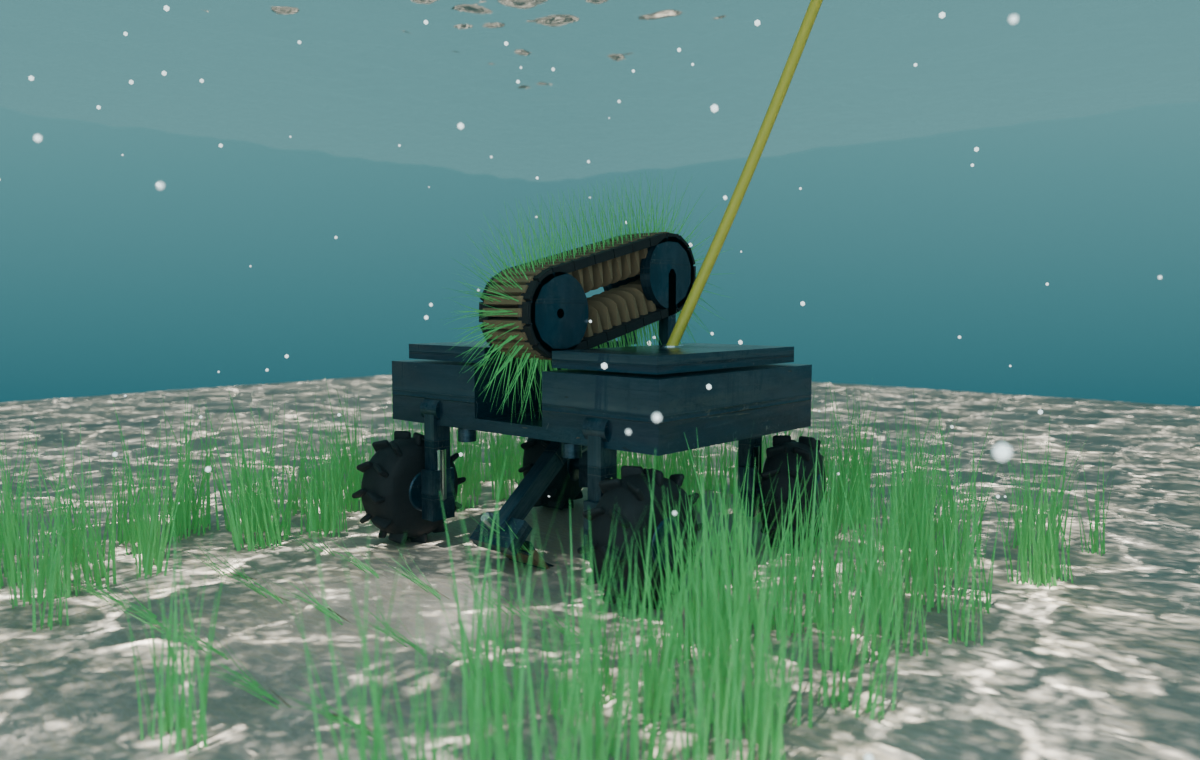 Leafy 1 underwater rover